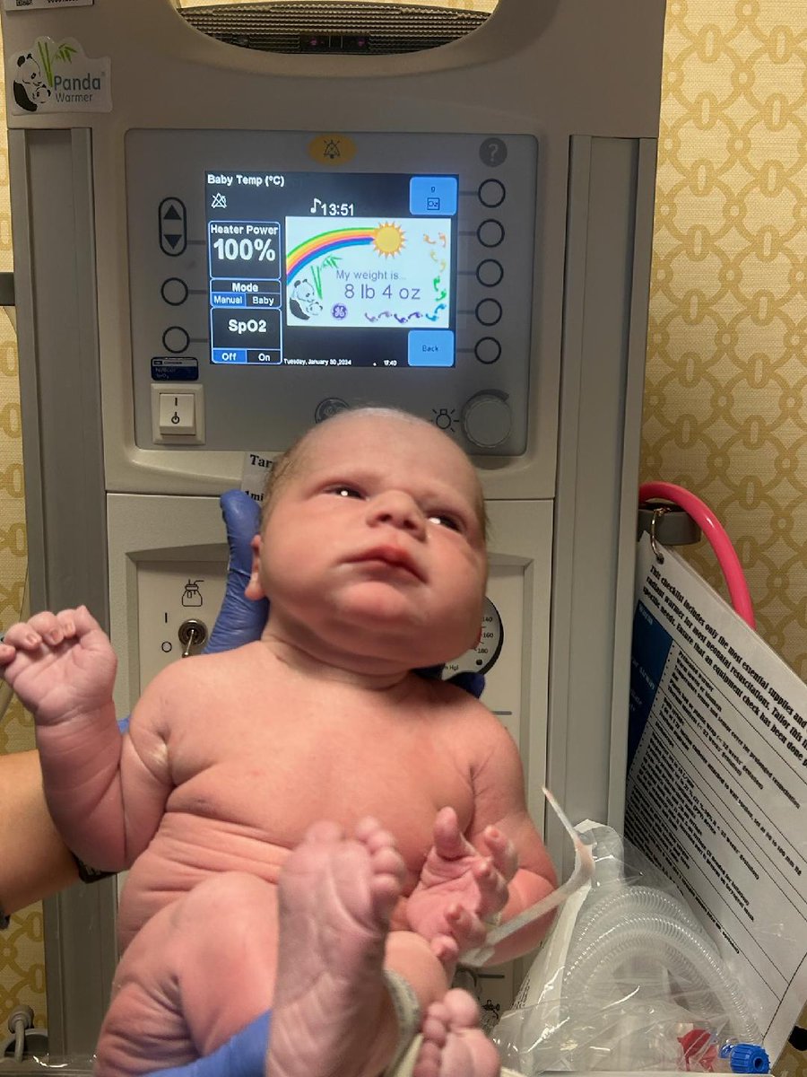 LaylaCollier's tweet photo. @hochalicious @eddie_collierx4 8lbs 4ozs of absolute perfection ❤️ https://t.co/7awnnBsj9l