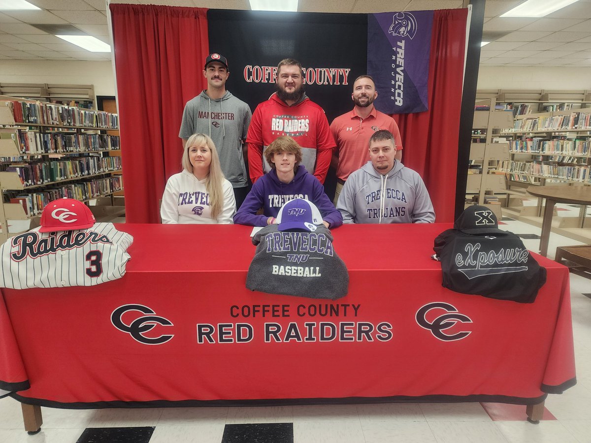 Congrats to Timothy Henderson, another <a href="/c_h_s_baseball/">Coffee County CHS Baseball</a> player who signs to further his career at the next level.  <a href="/TNUBaseball/">Trevecca Baseball</a> picks up a talented pitcher with tons of potential.  #proudtobearaider