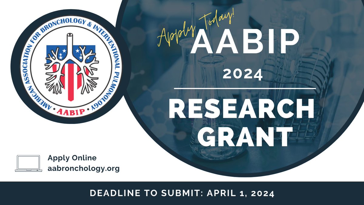 Now accepting applications for the 2024 AABIP Research Grant. More Information: aabip.memberclicks.net/2024-aabip-res…