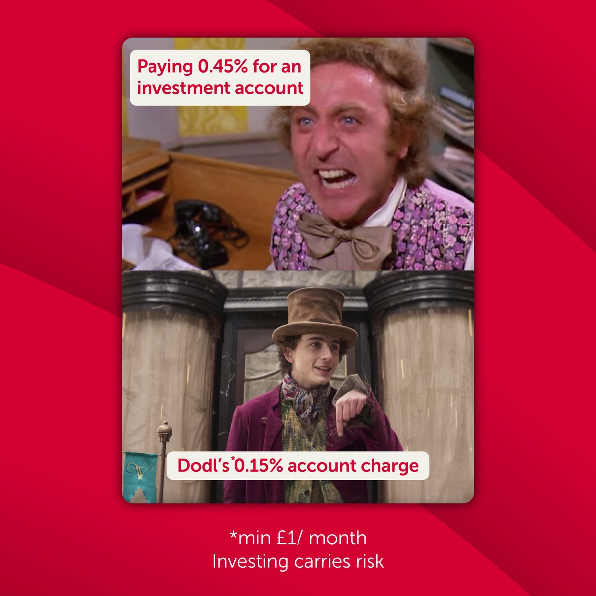 With a charge as little as £1 per month to invest, with Dodl you can keep more of any potential returns! 🙌💸

Investing carries risk.
