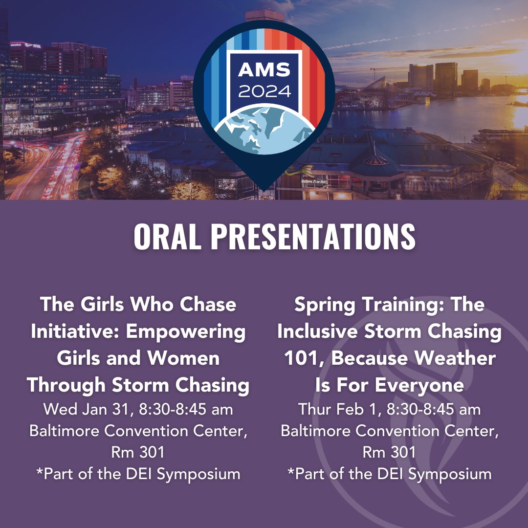 WEDNESDAY MORNING 8:30 AM WE ARE LIVE AT #AMS2024 for the first of two talks! We’d love to see you there! 💥