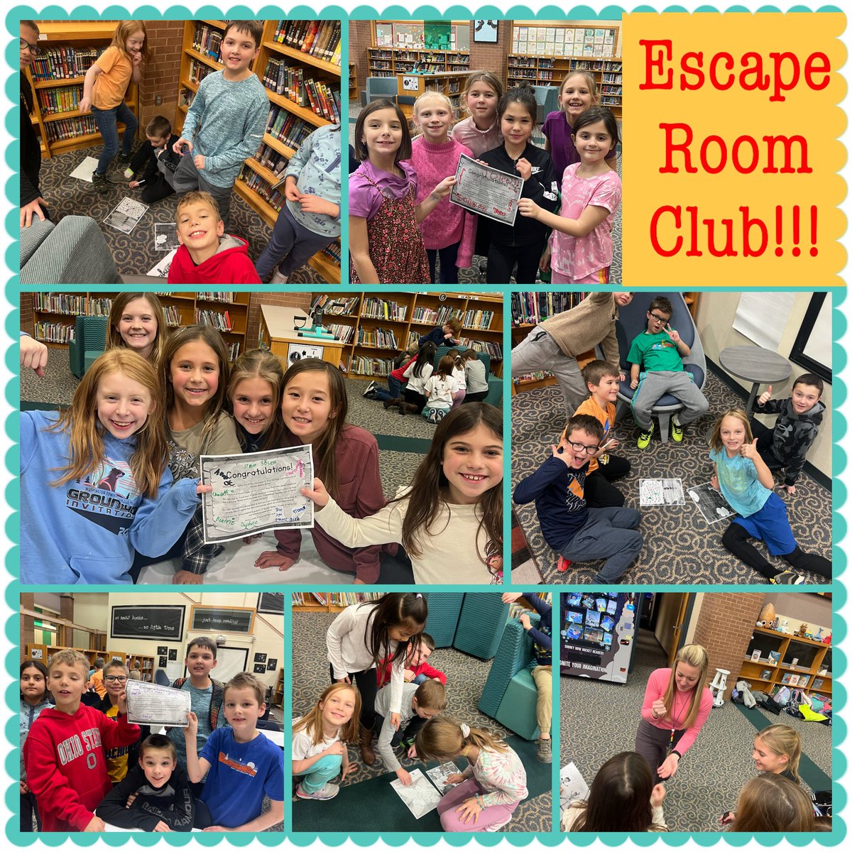 Had the best time at Escape Room Club today!! Top time was 17 minutes to break out! 🚀🚀🚀 Yay Enrichment Clubs!!