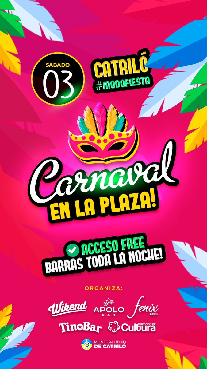 picha_33's tweet photo. Confirmada esa fiesta en la plaza este sábado por primera vez  ✅.
Nos juntamos con @tino_bar @FenixDiscoo #Wikend y  #Apolo para explotar la plaza por primera vez, los esperamos a todos con entrada totalmente gratuita. 🙌🏼👏🏼.
Se agradece difusión 💥.
Que exploten esos RT ⚡️. https://t.co/jMUG6EARLu