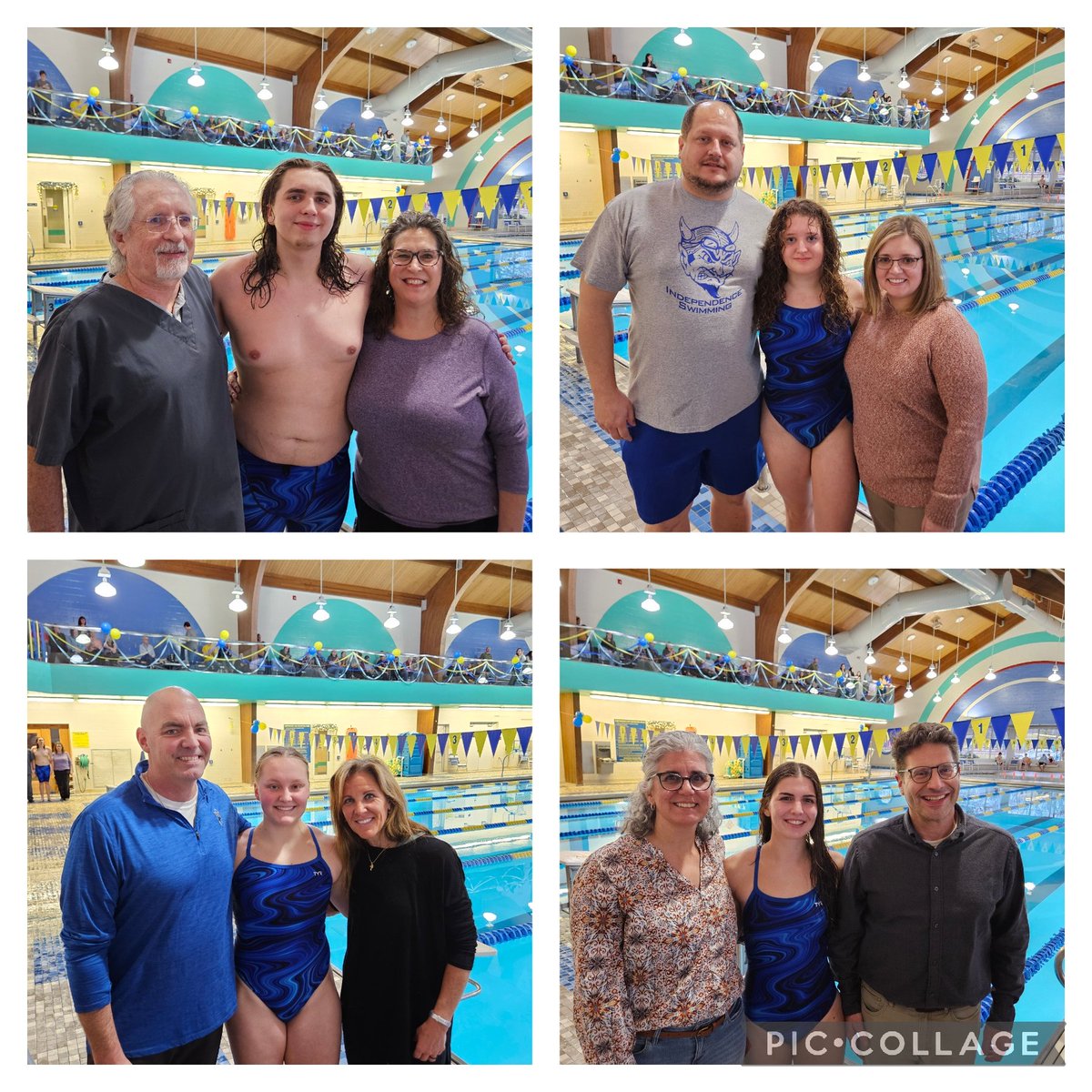 Congratulations to the Independence High School Senior Swimmers! Amazing group of student-athletes. #GoBlueDevils