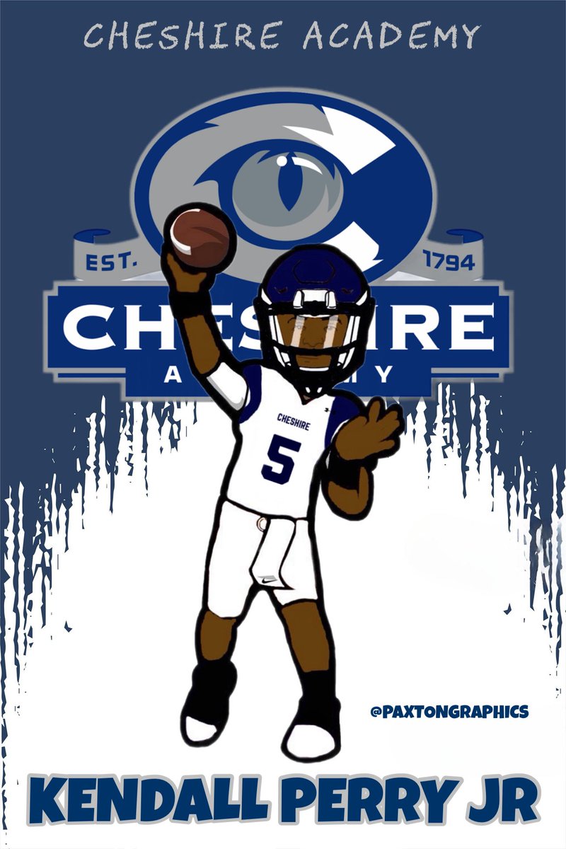 Good luck to 2028 QB <a href="/KendallPerryJR2/">Kendall Perry JR</a> as he heads to <a href="/CAcatsFB1794/">Cheshire Academy Football</a> for a visit tomorrow. Will this become his home for the next 4 years?