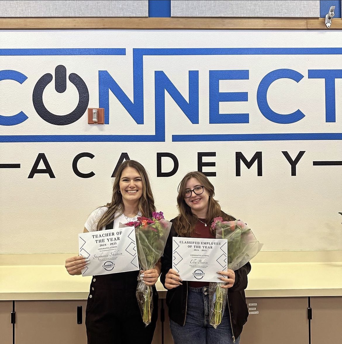 Connect Academy PUSD (@connect_pusd) on Twitter photo 👏🏽Congrats to our Teacher of the Year, Ms. Shabsin, and our Classified Employee of the year, Ms. Ella! Your dedication, passion & hard work have not gone unnoticed & we are beyond grateful to have you as a part of our CONA family. Thank you for all that you do 💙 <a href="/PowayUnified/">Poway Unified</a> 👏🏽Congrats to our Teacher of the Year, Ms. Shabsin, and our Classified Employee of the year, Ms. Ella! Your dedication, passion & hard work have not gone unnoticed & we are beyond grateful to have you as a part of our CONA family. Thank you for all that you do 💙 <a href="/PowayUnified/">Poway Unified</a>