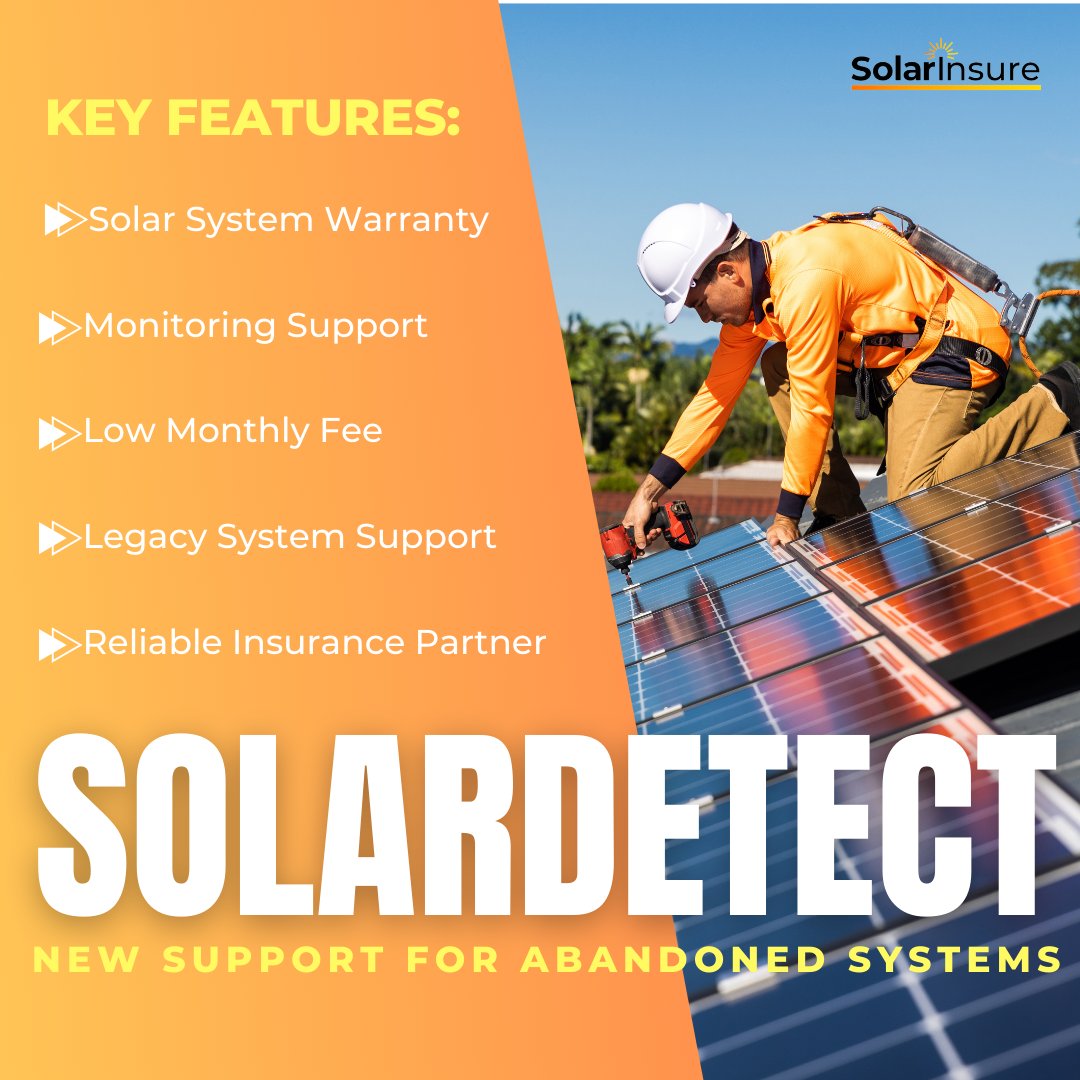 Solar Insure (@solarinsure) on Twitter photo Have you heard of Solar Insure's SolarDetect Program for abandoned solar homeowners?
If you're a residential solar system owner visit hubs.la/Q02jfskL0 or contact marketing@solarinsure.com.
If you're a solar contractor, complete this form. hubs.la/Q02jfxdy0 Have you heard of Solar Insure's SolarDetect Program for abandoned solar homeowners?
If you're a residential solar system owner visit hubs.la/Q02jfskL0 or contact marketing@solarinsure.com.
If you're a solar contractor, complete this form. hubs.la/Q02jfxdy0