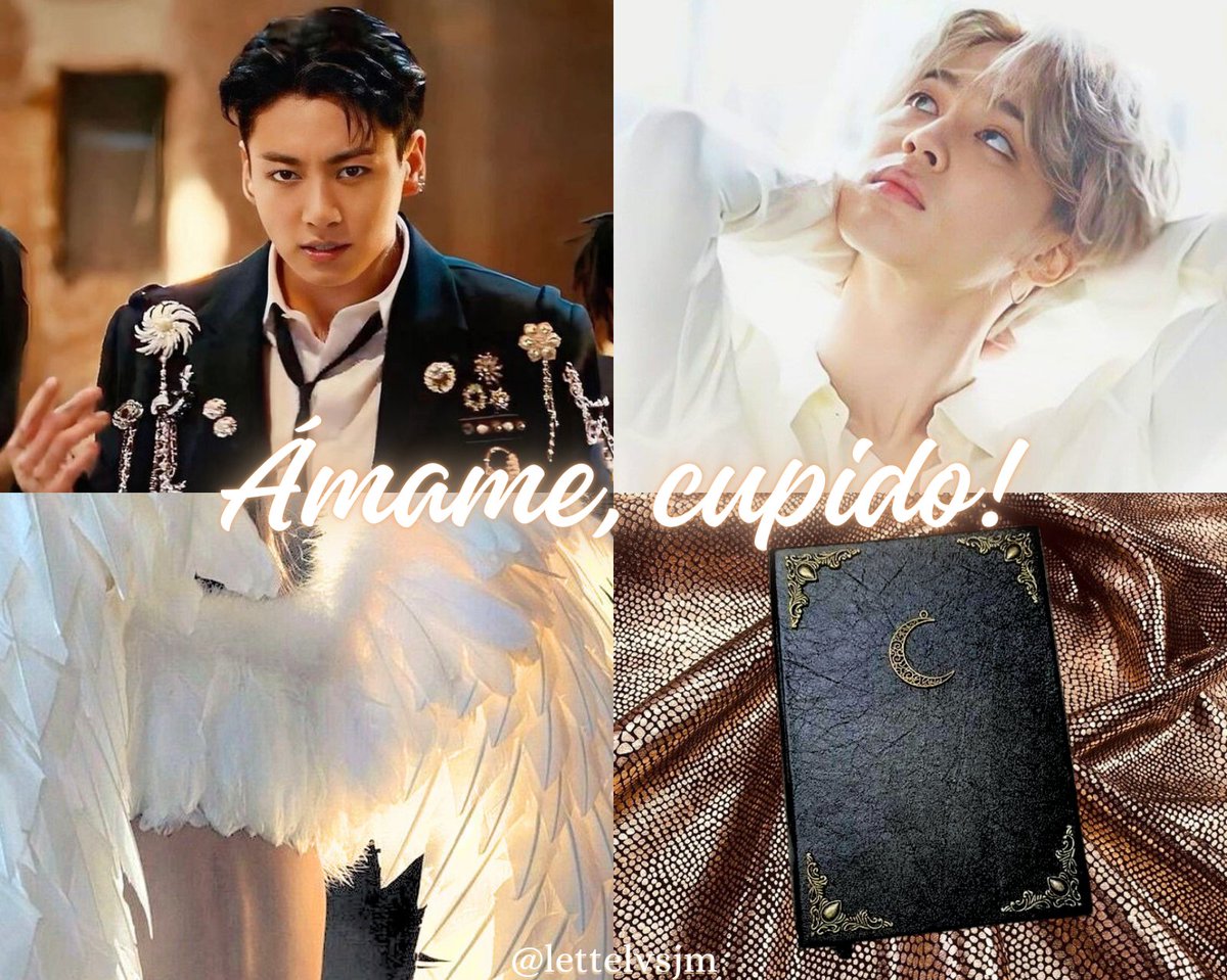 lettelvsjm's tweet image. Km au • Ámame, Cupido! 🏹

Muy poco importaba si  𝐽𝑢𝑛𝑔𝑘𝑜𝑜𝑘 era un ángel de la muerte. Él solo quería tener a ese pequeño y adorable cupido como novio.

—¡Déjame ser tu Valentín!

—¡Estás loco ángel!

—¡Muchísimo!, pero de amor por ti...

#kookminau  #kmau #kookmin