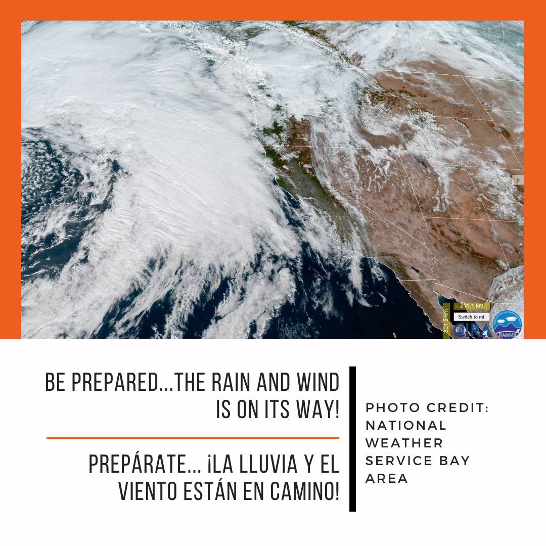 Rain &amp; high winds are predicted to be heaviest tonight through Thursday, with rain continuing through the weekend. Give yourself extra time in the morning, watch for road hazards like fallen trees or power lines, &amp; watch for children and other pedestrians as you're on the road.