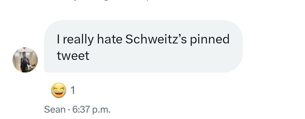 Schweitz tweet media