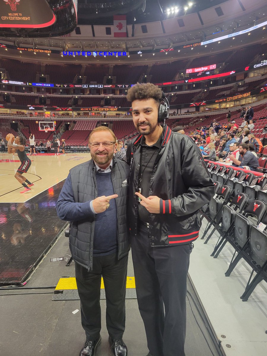 Jeremiah Paprocki (@jtheannouncer) on Twitter photo A couple of Cubs guys at a Bulls game!! <a href="/WayneMessmer/">Wayne P. Messmer Ph.D., CSP</a> A couple of Cubs guys at a Bulls game!! <a href="/WayneMessmer/">Wayne P. Messmer Ph.D., CSP</a>