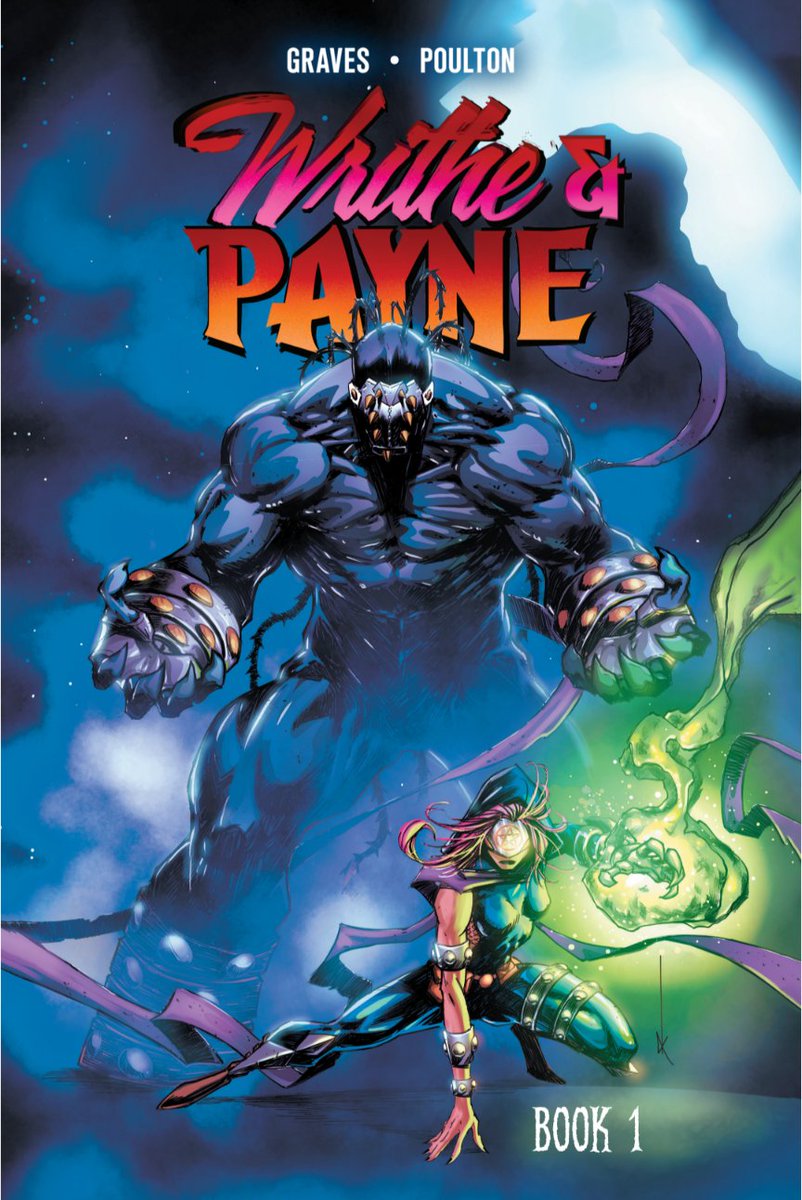 KoniWaves's tweet photo. Great news! Writhe &amp; Payne has shipped from the printer! I'm so excited for everyone to see this book. I think @TheGrave_Sight and I created something incredible! You can still order the book on Fund My Comic! https://t.co/KCtMn2Ve3Y https://t.co/8Z9No0qOBl