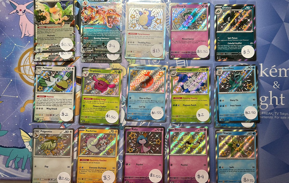 PALDEAN FATES SALE ✨✨

Comment the name of the card to claim. If I like your comment, the card is yours.

Claim responsibly

US only!

$1 PWE | $5 BMWT