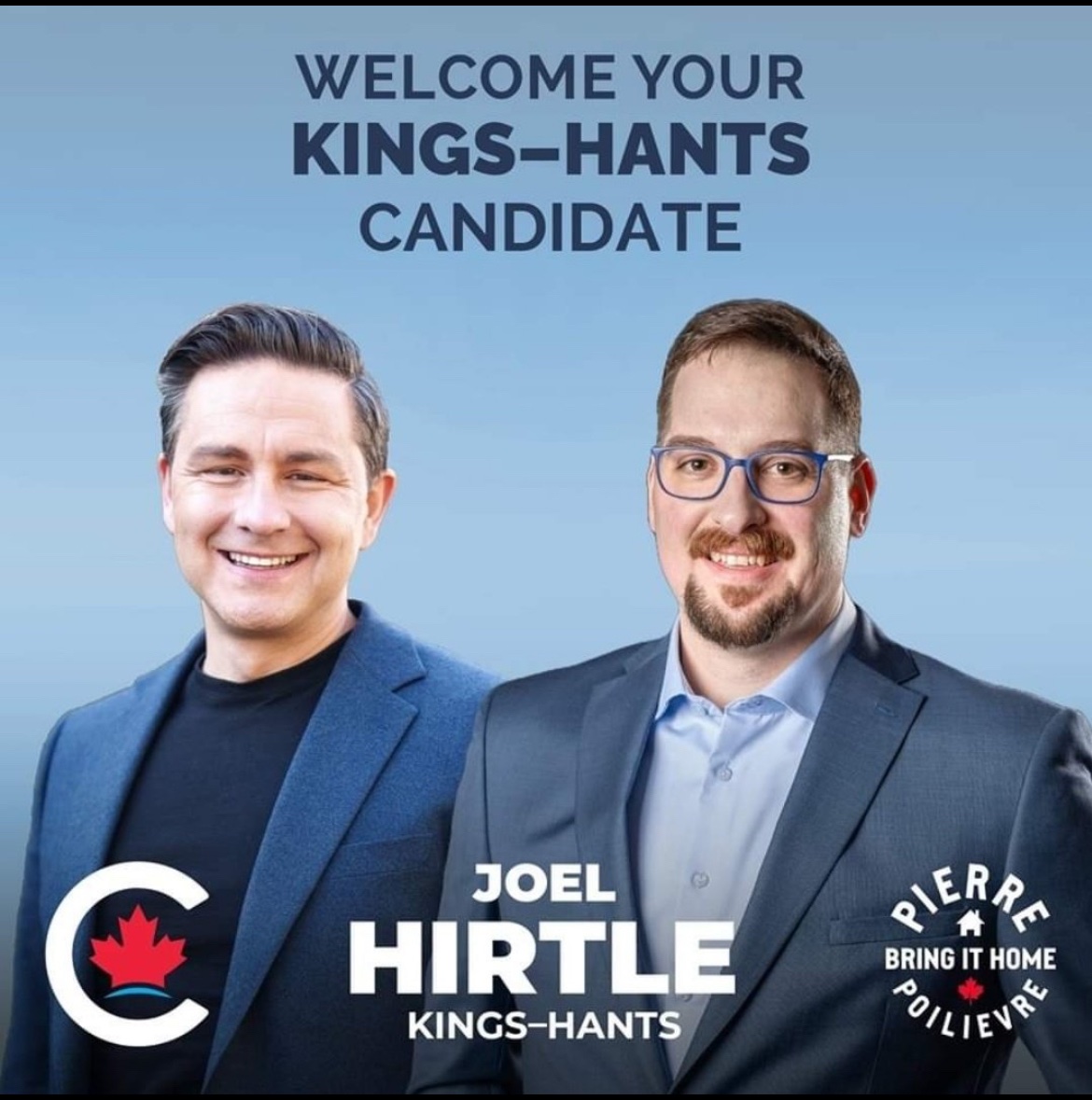 Congrats to Joel Hirtle, the newly nominated @CPC_HQ candidate in Kings-Hants. A Kings County Councillor, Joel will make a great MP championing #commonsense solutions to axe the carbon tax, build homes, fix the budget & fight crime #cdnpoli #nspoli #Pierre4PM