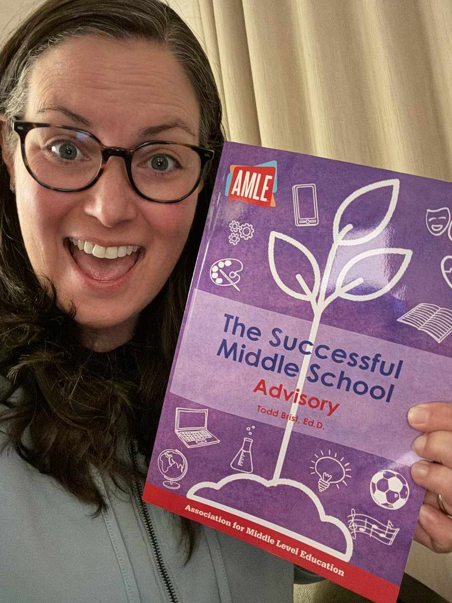 This amazing book is packed full of actionable strategies for implementing and improving advisory programs in middle schools. Check it out! So proud that @OneTrustedAdult’s advisory program is featured. Thank you @AMLE for publishing yet another excellent resource!