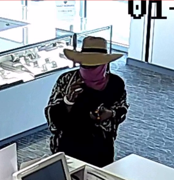 BradentonPD's tweet photo. 💎 HELP SOLVE A CRIME! The woman in these photos spent several minutes browsing Kay's Jewelers on Manatee Ave. W. before asking to try on a $8,000 wedding set. She placed the rings on her hand and then said I do (want to steal them). (1/3) https://t.co/w8acGbCHt6 https://t.co/f3j4ay8zPm
