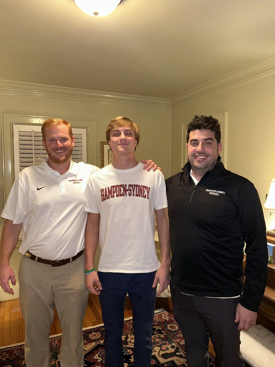Great home visit with <a href="/HSC__FOOTBALL/">H-SC Football</a> very appreciative for all the love. Thanks for coming by to see me and my family <a href="/Coach_Luvara/">Vince Luvara</a> <a href="/ZachZullinger/">Zach Zullinger '07</a>.