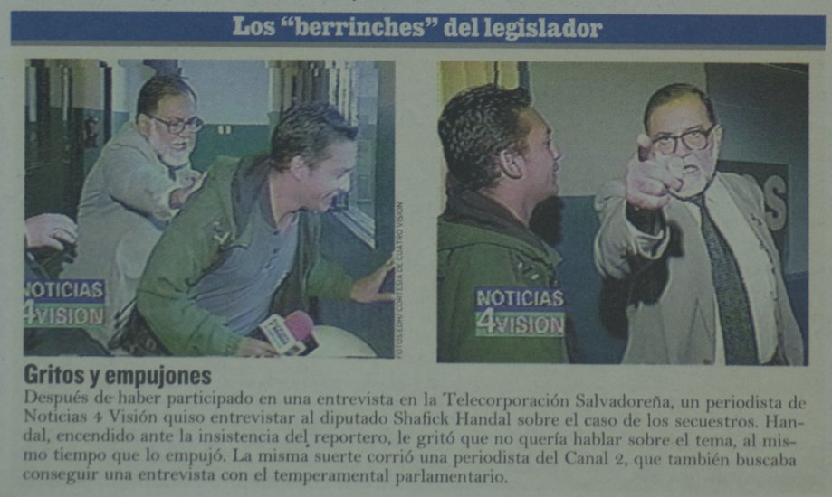 Guillhern's tweet photo. #Recordandoelayer
1999
Schafick Handal siempre perdía los estribos con la prensa que no era de su agrado 😀😀😀😀😀😝😝😝 https://t.co/mSRoCNM8mA