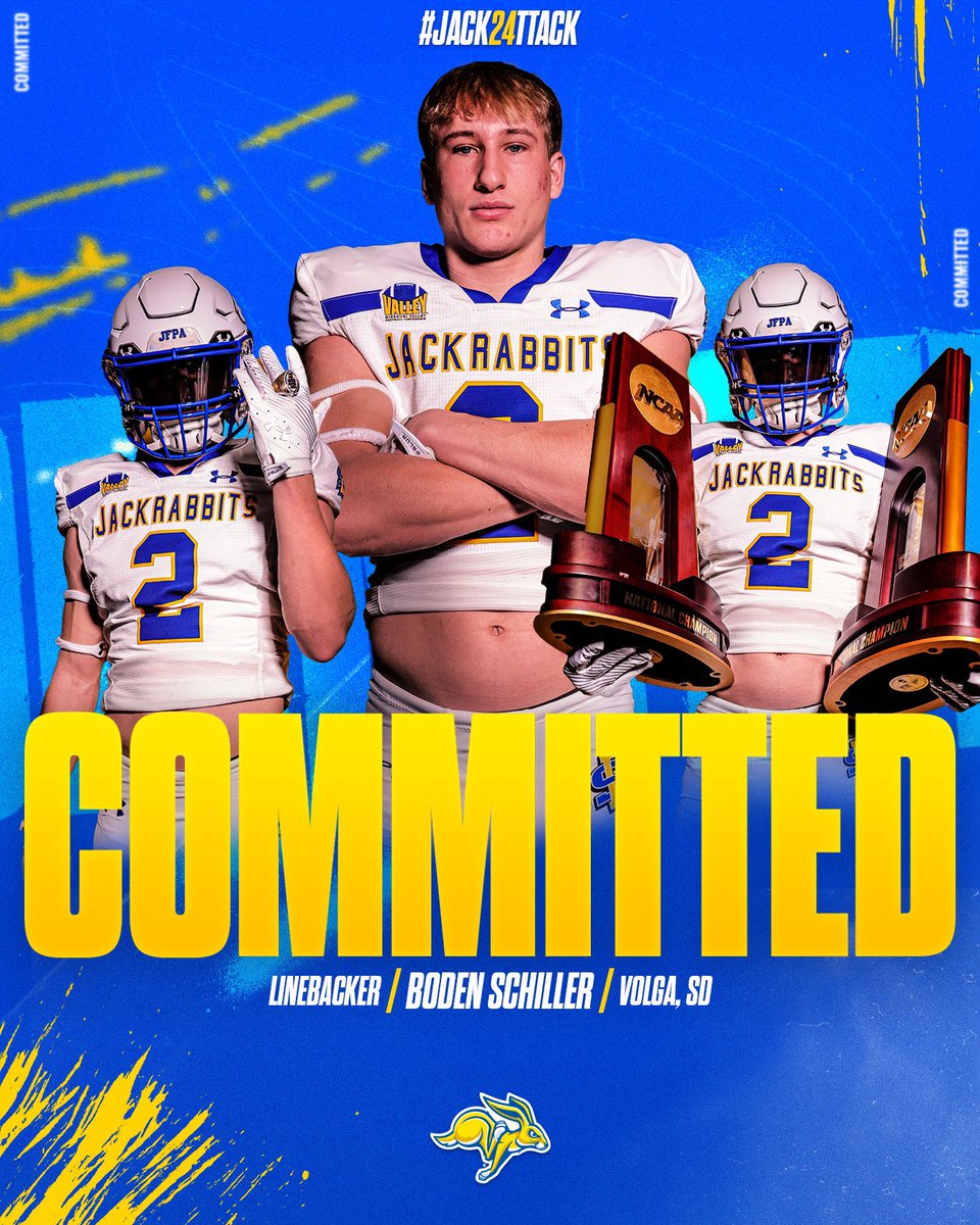 Happy to announce that I will be continuing my academic and athletic career at South Dakota State University. Thank you to all the coaches and teammates throughout my career for getting me to this point. Go Jacks @CoachBobbit @SDSURogers3