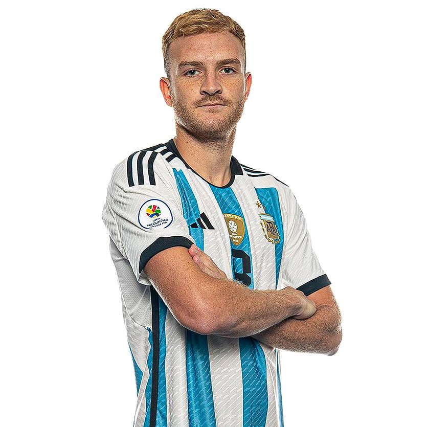 NSDAJok's tweet photo. [GOLEADOR] Luciano Gondou se convierte en el mayor anotador de la Selección Argentina en el Preolímpico camino a Paris 2024. 

El '9' del Bicho anotó 3 goles ¿La particularidad? Todos ingresando desde el banco de suplentes. ¡Tremendo!

#NSDAJ #AAAJ https://t.co/AHQ7OygGzQ