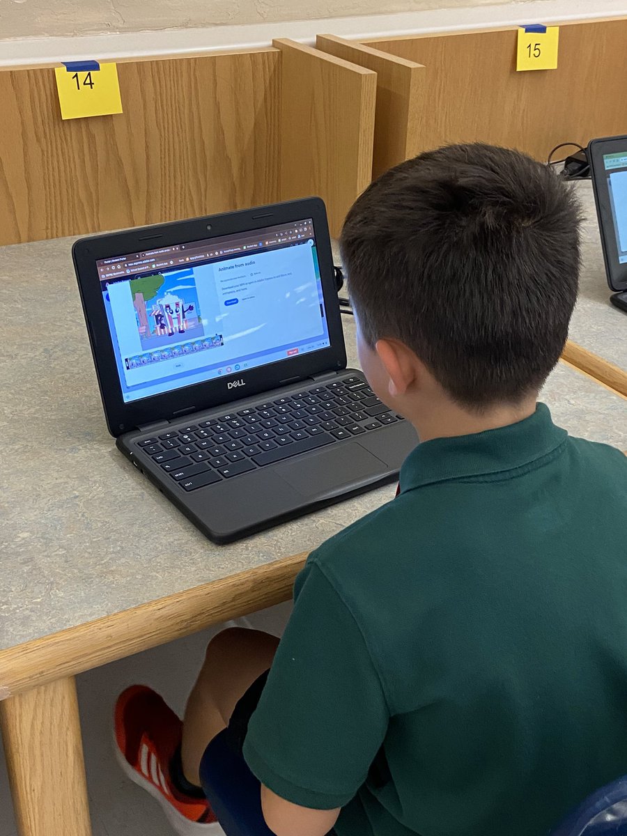 Second graders had a great time creating their own characters using @AdobeExpress Animate with Audio. @pbcsd @PrincipalPREPBC @RisaSuarez @emapbc