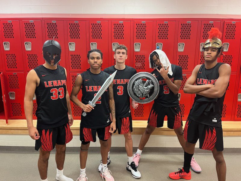 Great win versus Cherry Hill East tonight.  Shout out to all our Seniors for being named our “Gladiator’s of the game!” Thanks to all the fans for coming out and celebrating our seniors tonight!