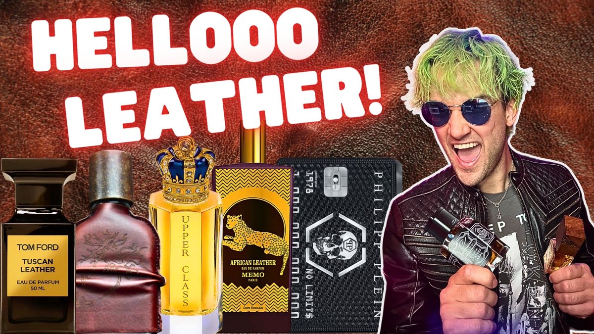 It’s time to talk about LEATHER FRAGRANCES!!!! Here’s 10 of my favorite scents with prominent leather notes right up front! Watch here ➡️ youtu.be/M6zqlJ5E7Qs?si…