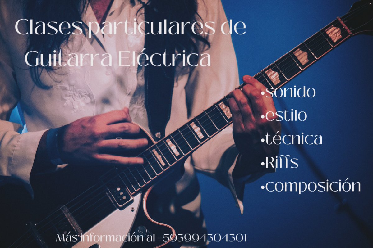 Clases de guitarra! Escribir al whatsapp