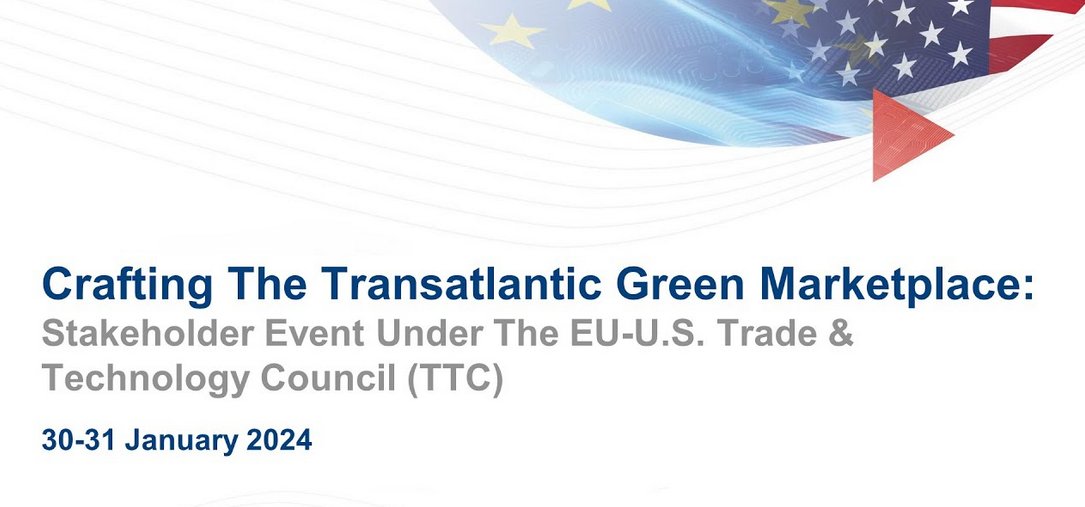 ⏰ TOMORROW AT 9 AM ET: Tune into 'Crafting the Transatlantic Green Marketplace,' a comprehensive stakeholder event to solicit input on the Transatlantic Initiative on Sustainable Trade. Watch the main plenary session: bit.ly/3vWidY1