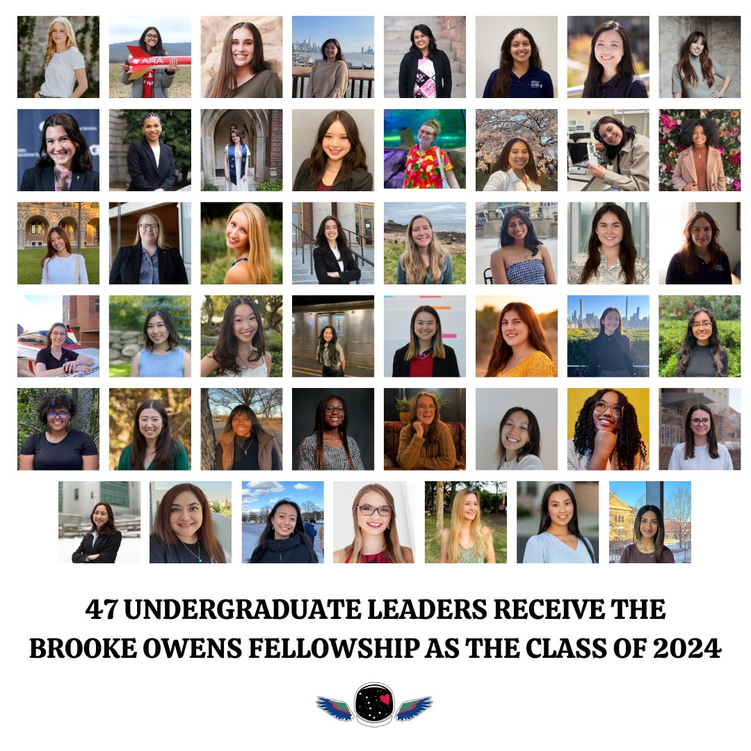 UPDATE! 🚀 The Brooke Owens Fellowship is delighted to welcome 47 Brookies to the Class of 2024!!! 🚀 ✨ You can read the official press release on the Brooke Owens Fellowship website: brookeowensfellowship.org/blog