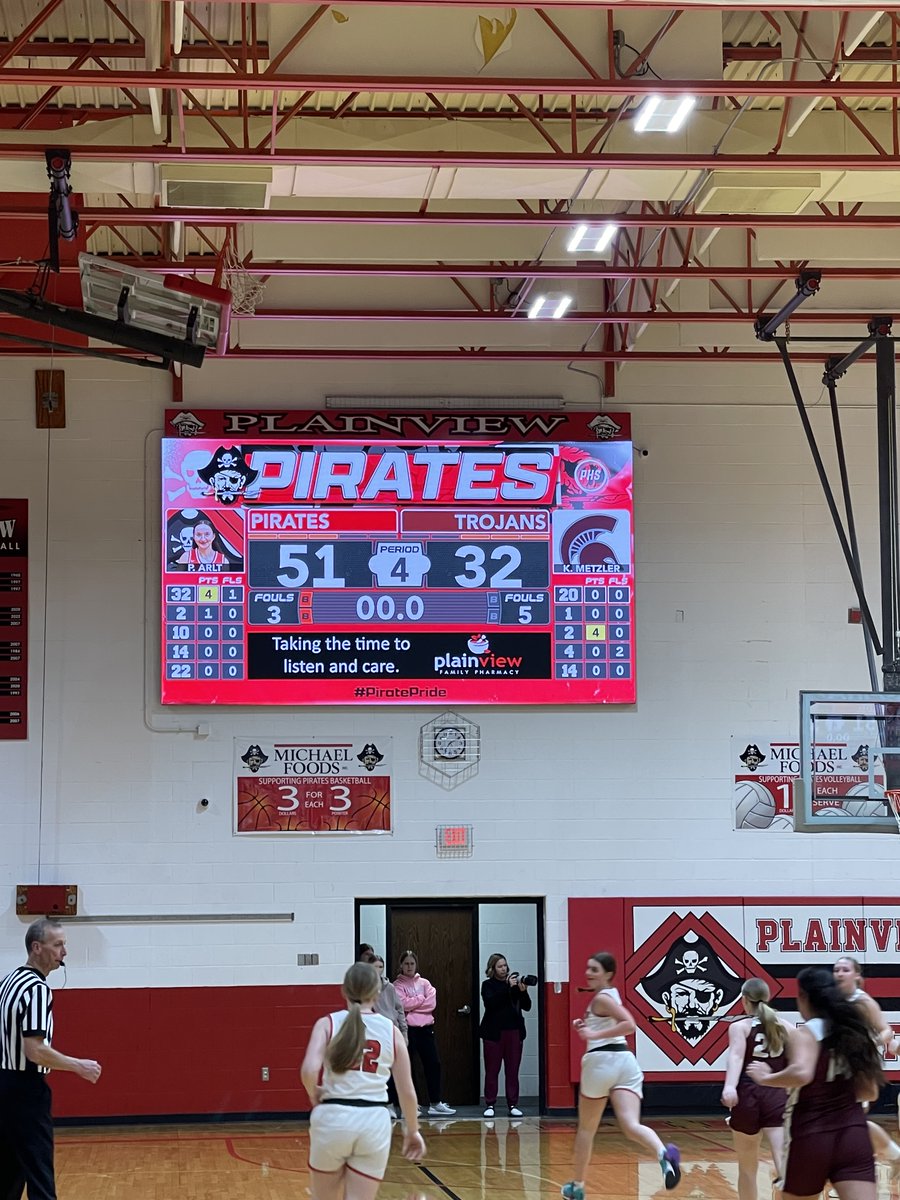 PHSPiratePride's tweet photo. For the first time in 22 years the Pirates have made the conference final!  The girls play Monday February 5th at Wayne State, 6:00! #PiratePride https://t.co/8ac8A0P2mX