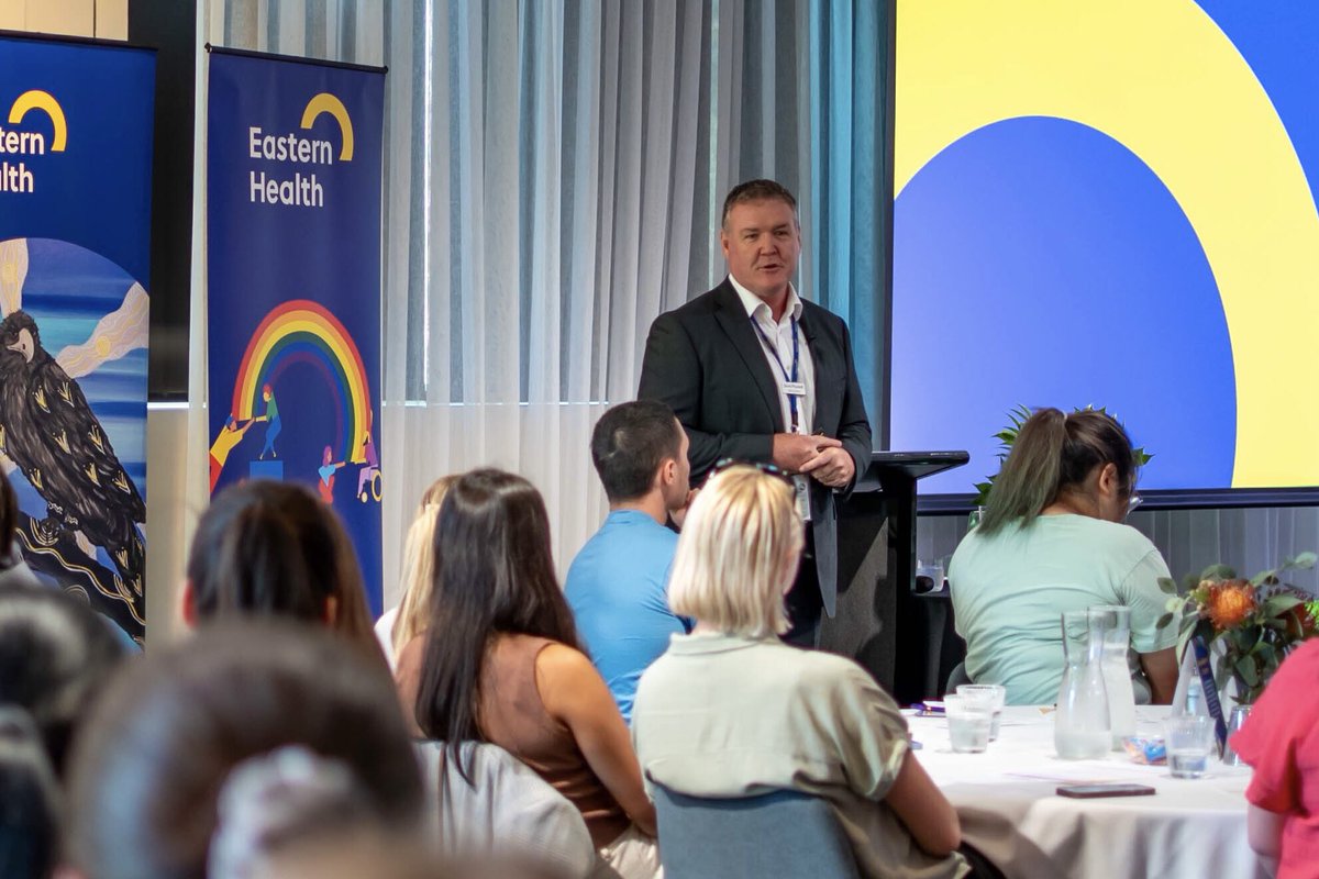 It is such a privilege to welcome a new crop of nursing, midwifery &amp; allied health graduates to our ranks.
To hear &amp; see the excitement &amp; enthusiasm throughout the day was fantastic.
Welcome to Eastern Health