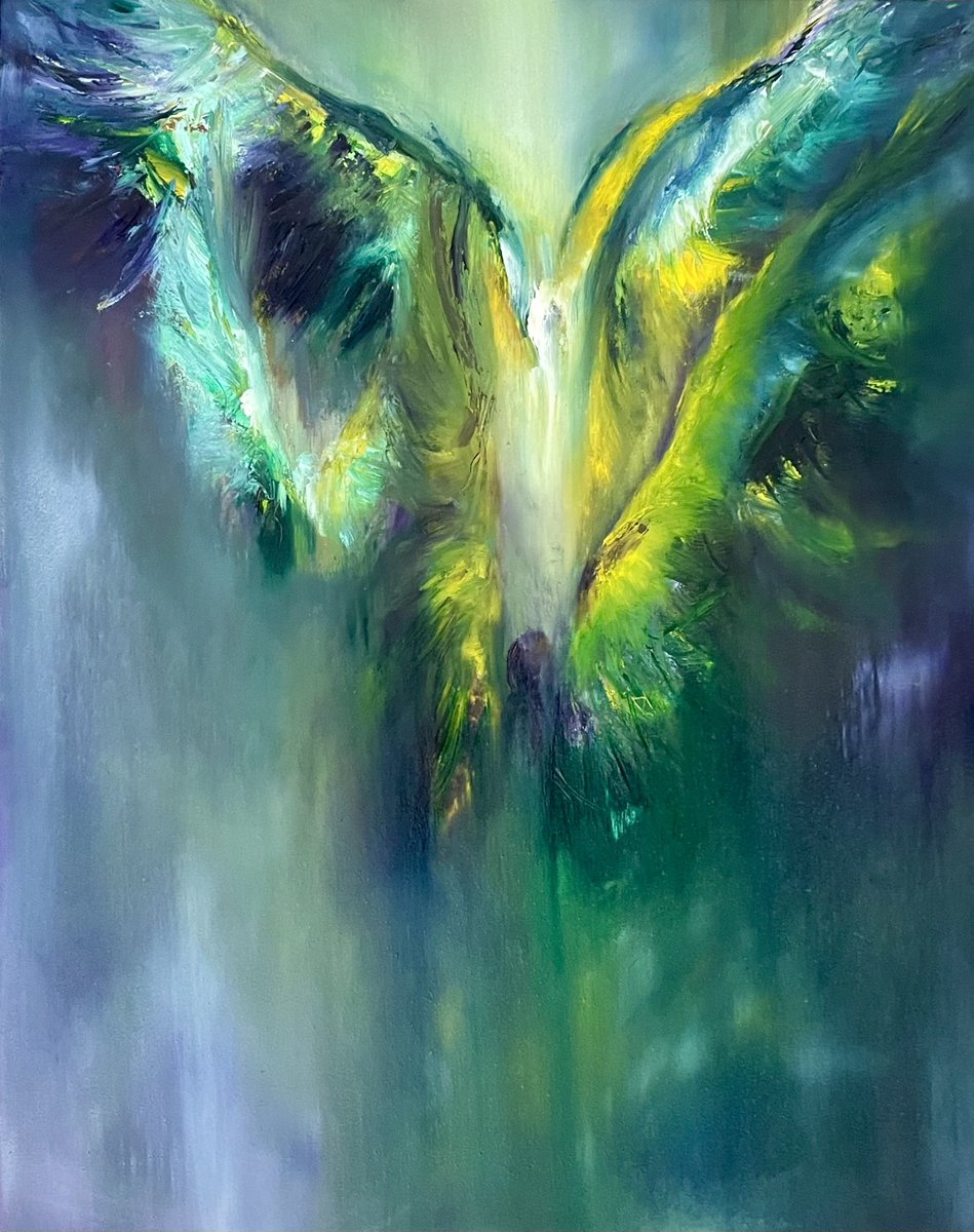 viridisartem's tweet photo. new angel painting https://t.co/I7X5lO4ftw