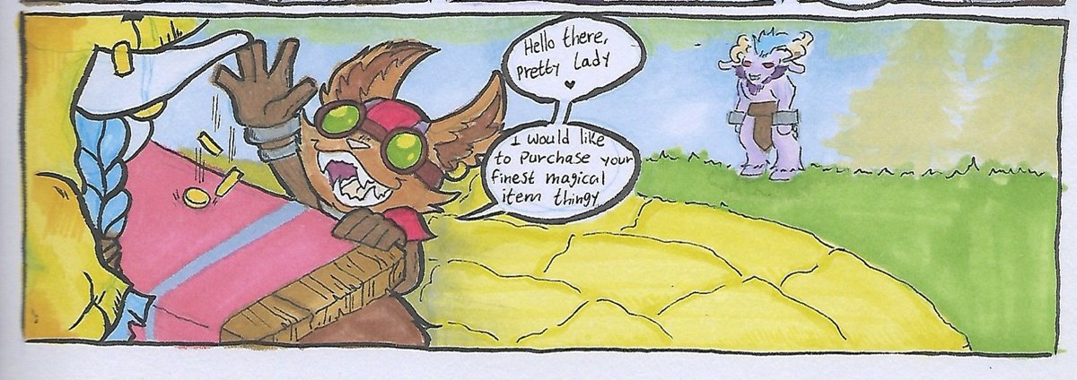 Sinta13_doll's tweet photo. The story of a noob in League of Legends! Pt.2

#leagueoflegends #leagueoflegendsfanart #ziggs #ziggslol #alistar #alistarlol #myartwork #myart #traditionalart #artwork https://t.co/gMDru0aNSG