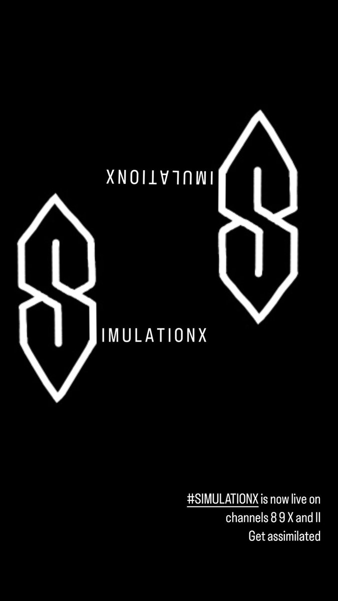 sammcnary's tweet image. #SIMULATIONX is now live on channels 8 9 X and II 
Get assimilated
#GETASSIMILATED
#EMULATIONXNATION
#SIMULATEH8toASSIMILATE
#H8SEMULATION
#H811SIMULATIONX