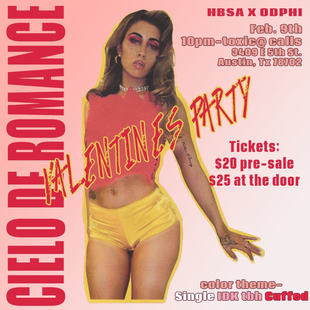 We’re so back 😼

AND, We present to you our famous Valentine's Day with the best business organization @texashbsa.

The link for tickets is in our linktree. Tickets are limited, get them early to save your $5 for the Fetii!! 18+ 😤🔥 #rushodphi