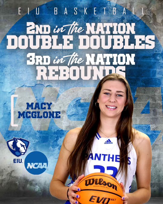 Double Double Machine 😤

Second in the country in double doubles this season and 3rd in rebounding. 

Macy McGlone. She’s a Dawg!