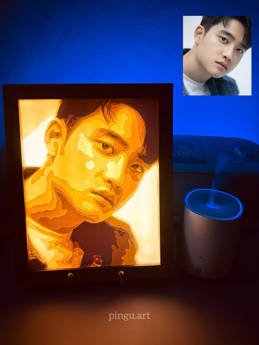 pinguartph's tweet photo. Kyungsoo, You light up my life, like literally 😅

Get this Kyungsoo Lightbox Portrait now! Onhand and ready to ship 📦 

Also accepting CUSTOM ORDERS, DM me for inquiries ✉️

wts lfb ph d.o. lamp artwork fanart exo ksoo https://t.co/mjDW61Z8mg