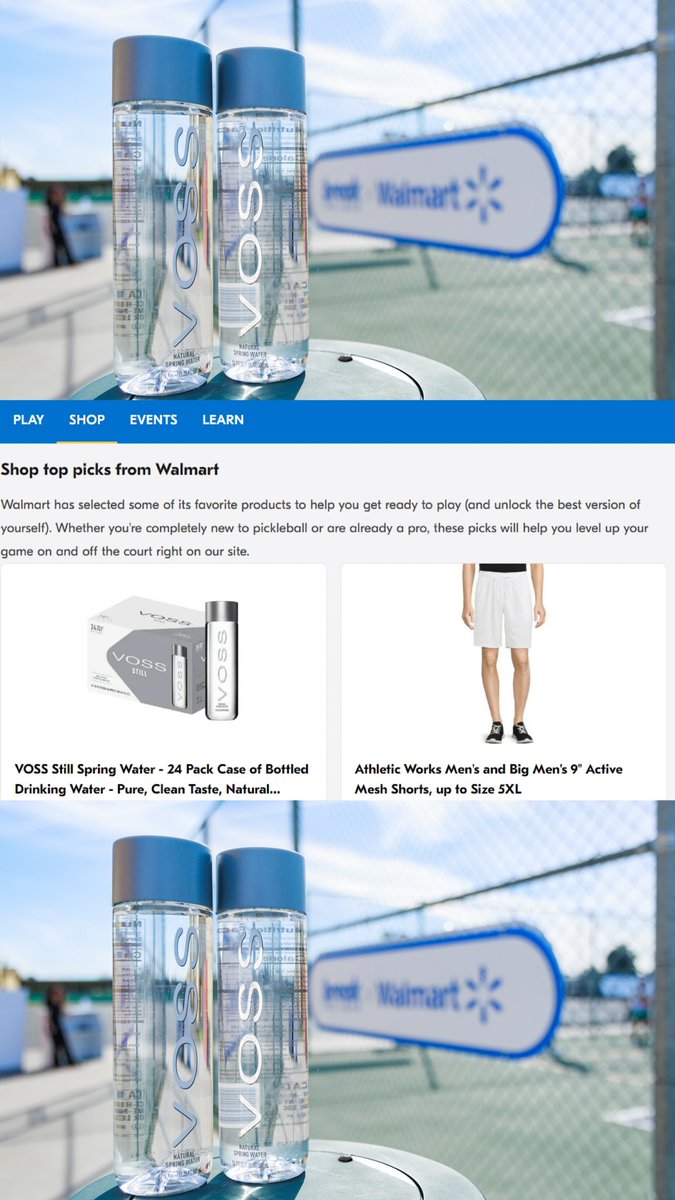 Voss was proud to hydrate the @breakthelove_hq x @Walmart Community Pickleball Event along with @SS_FDN! You can now shop for VOSS on Walmart.com and as a 'Top Pick' on Break The Love x Walmart Storefront today! ➡️ bit.ly/47ZnfQC