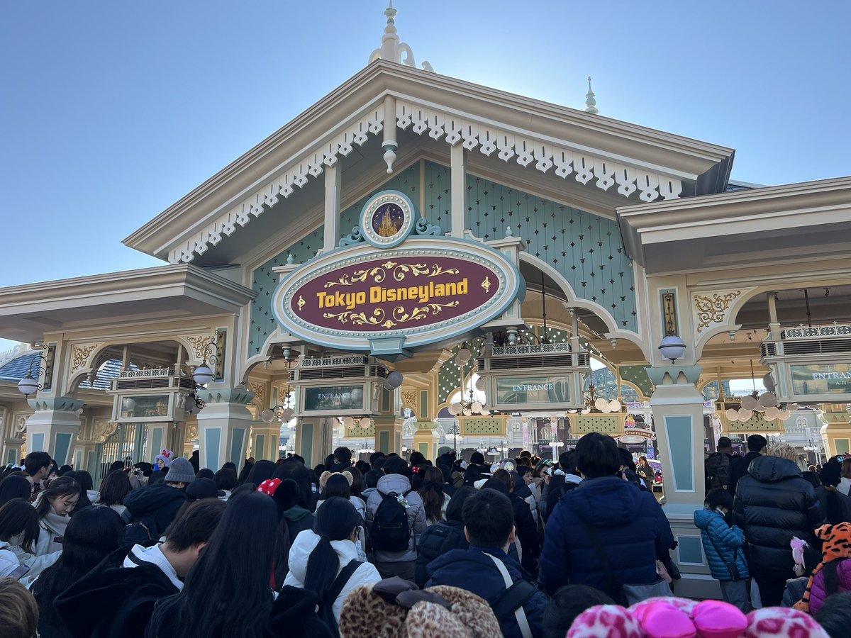 初✨ディズニーランド🏰🐭👑💓