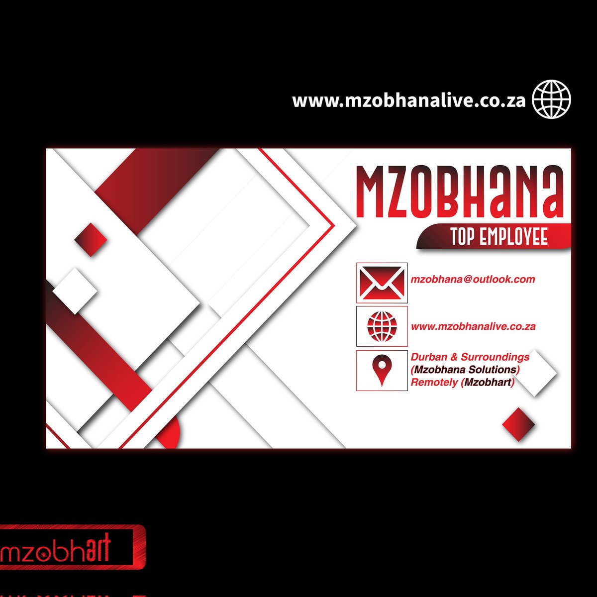 Mzobhana 38teavez🙌🏾
A parent to
Mzobhana Solutions #MS031_SA👨🏾‍💻 & Mzobhart #MzobhART🎨🖌️