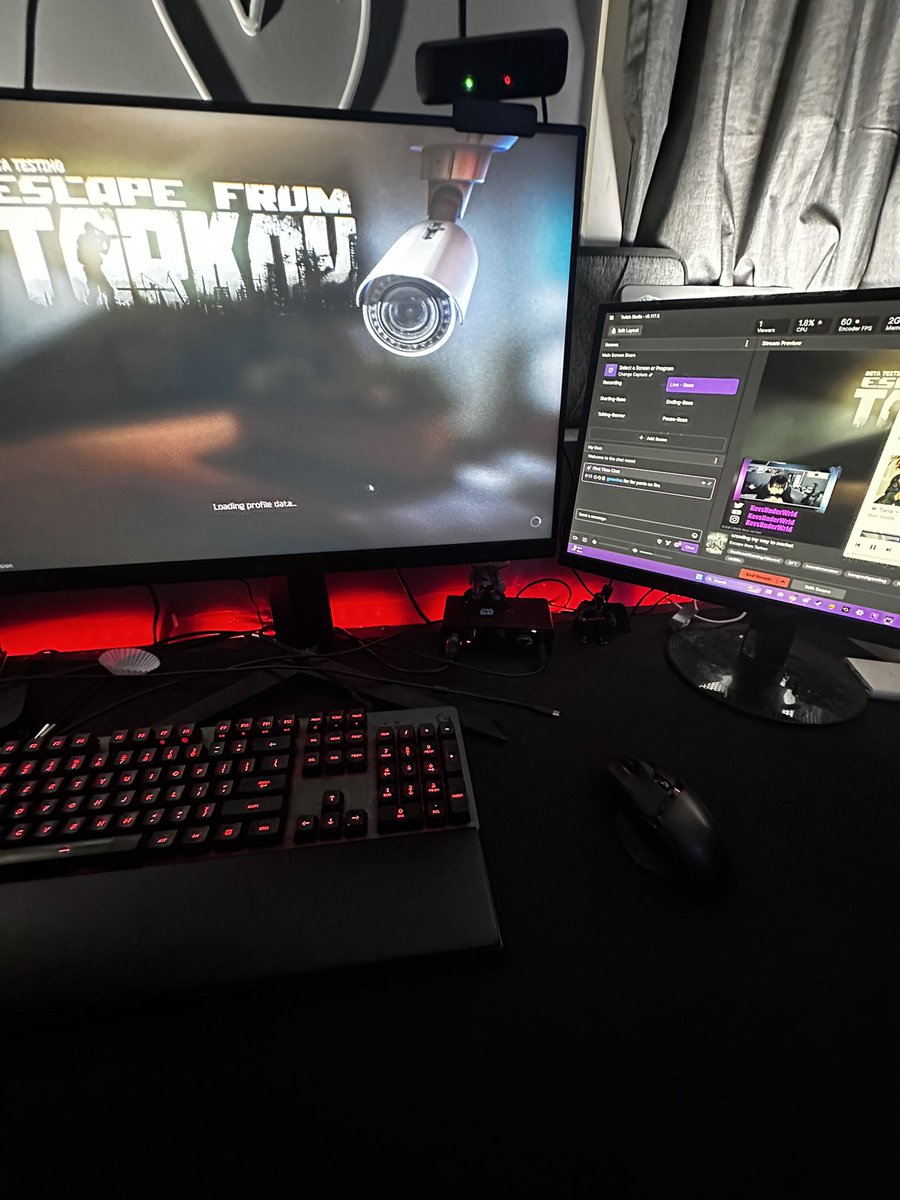 LIVE! 
Twitch.tv/KevsUnderWrldd
#EFT #twitchgaming