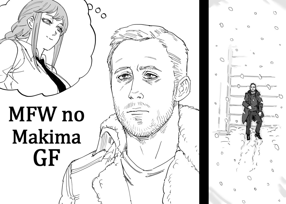 baalbuddy's tweet photo. Patreon request: Chainsaw Man's Makima stepping on Blade Runner's Officer K.
For some reason I haven't seen any of the Blade Runner films but I know that it's a movie about a sad incel that is literally me, fr fr. https://t.co/2Fx9ZgmYeP