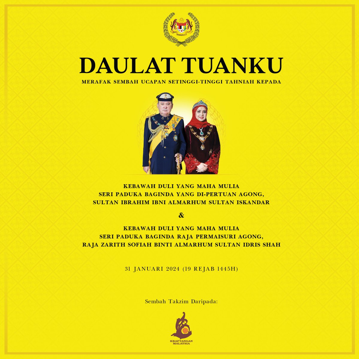 KRAFmalaysia's tweet photo. Daulat Tuanku! https://t.co/8K2lpwTMCw