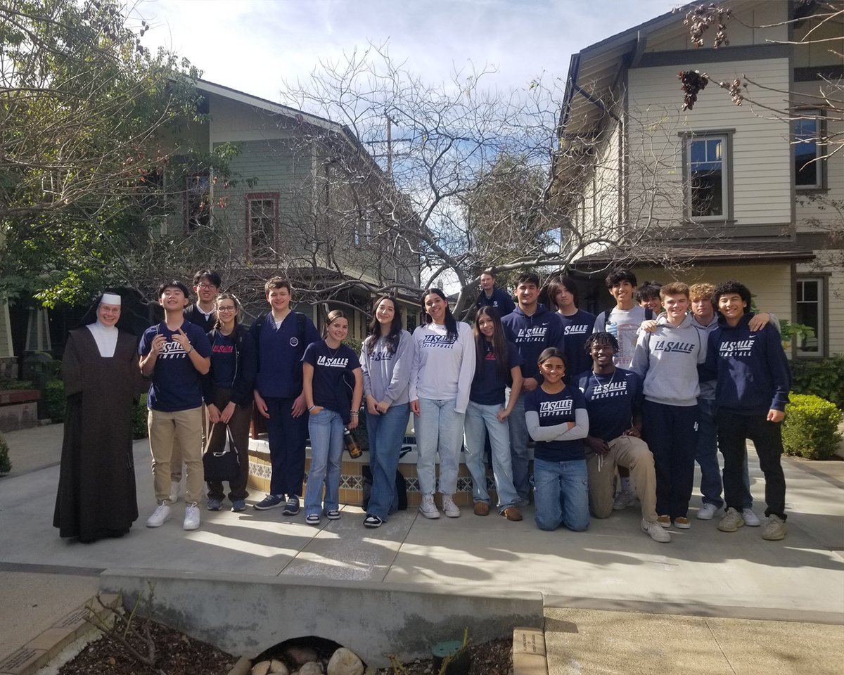 Day 2 of #CatholicSchoolsWeek saw our Sophomores in action at @ProjAngelFood, @LAFoodBank, Santa Teresita, and other various locations embodying our #LasallianValues. Proud of their impact and dedication to the community! #LearnServeLead #SFNODistrict #CSW24