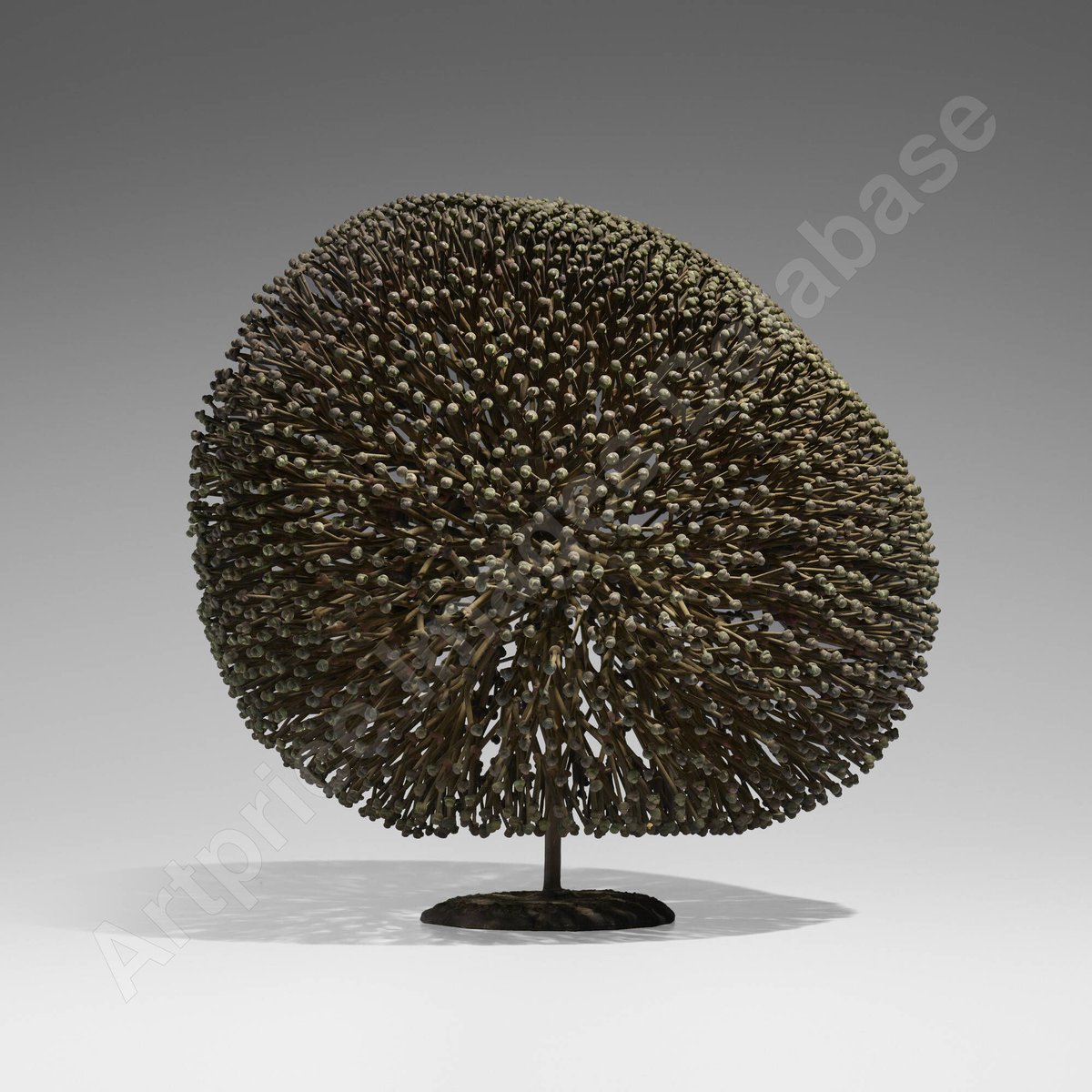 Excited to see #harrybertoia 16” tall #bronzesculpture sell at Rago’s for $126,000! #harrybertoiafoundation #midcenturymodern