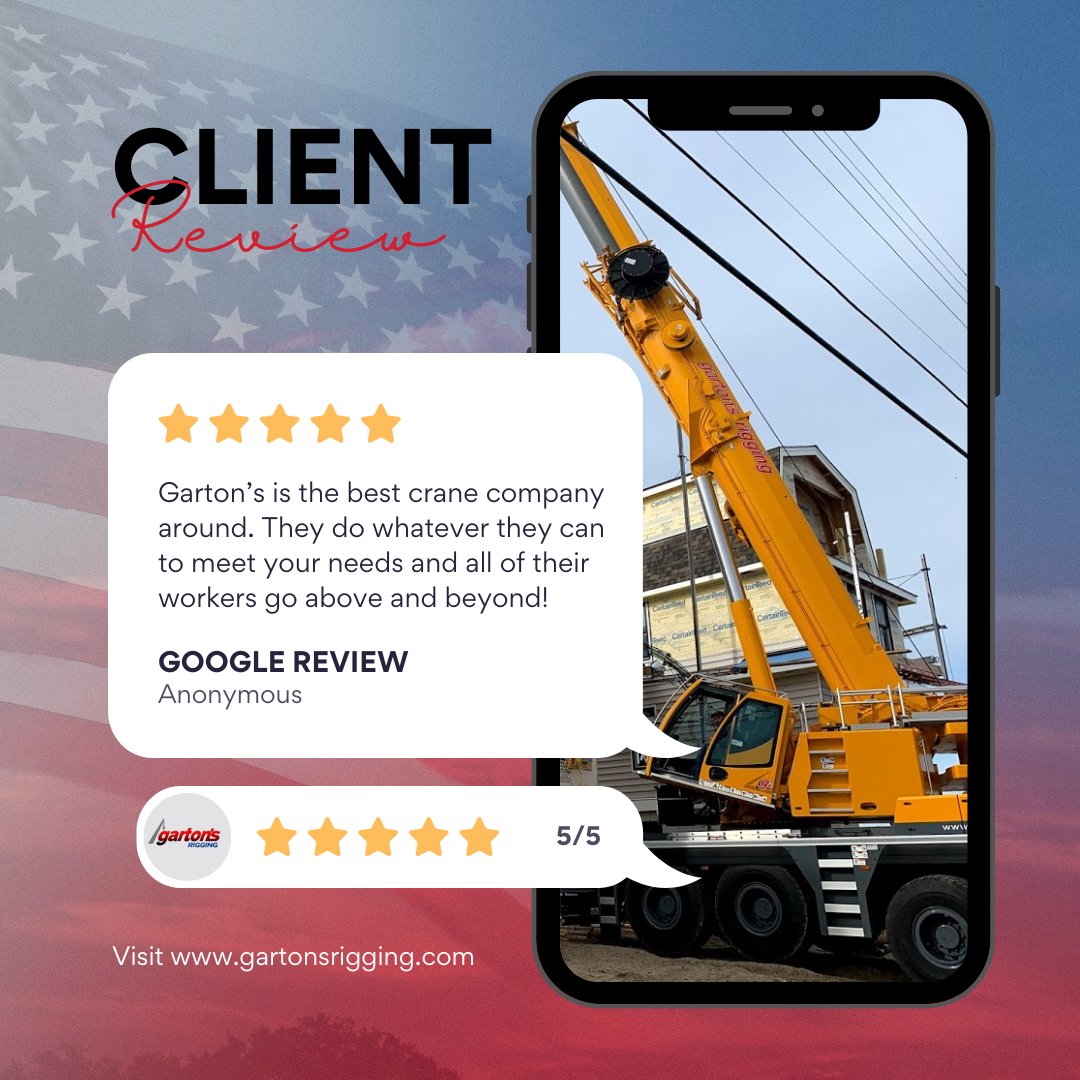 Gartonsrigging's tweet image. Raising Standards Sky-High at Garton&apos;s Rigging! 🏗️💪 Our team goes above and beyond to meet your heavy-lifting needs. Experience 5-star excellence with every lift! 🌟 Visit gartonsrigging.com and see how we make the impossible, possible. #GartonsRigging #HeavyLiftingExperts