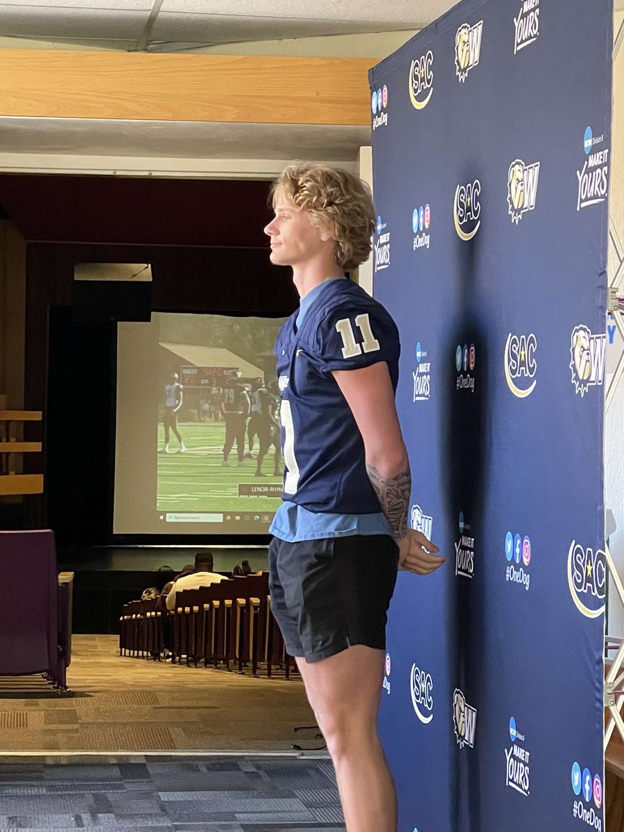 Thank you <a href="/ShaedonMeadors/">Coach Meadors</a> and <a href="/WingateFb/">Wingate Bulldogs Football</a> for the visit today! Excited for the future. 
#ONEDOG