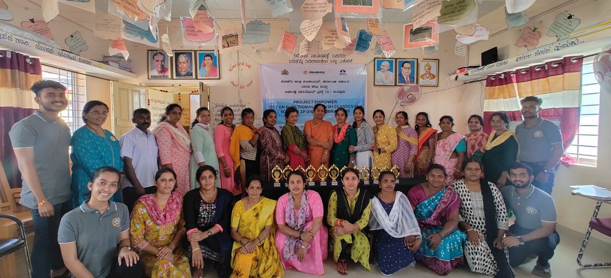 English skills training for rural librarians in Kodagu in partnership with the Akanksha Trust. #librariesforall