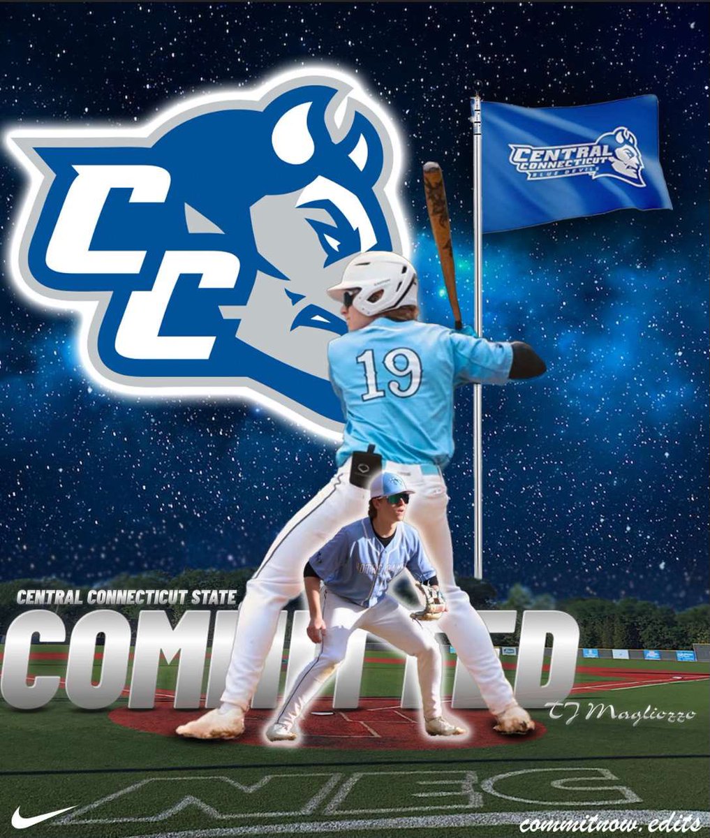 I am excited to announce my commitment to further my academic and athletic career at Central Connecticut State University. I would like to thank my family, friends, and coaches who have helped me along the way. Go Blue Devils!